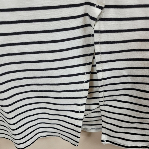 Worthington white and black stripes  skirt size M - Picture 2 of 6